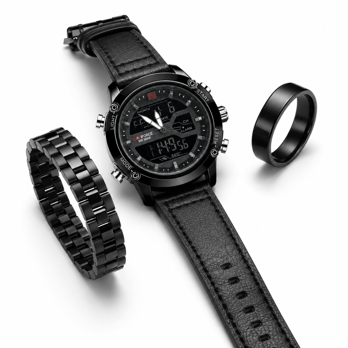 The Adiface Shoke Dual Time Watch