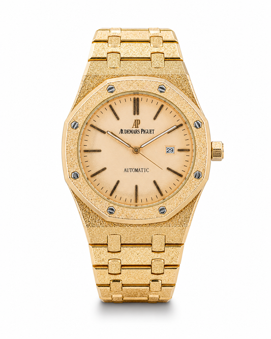 Frosted Rose Gold AP Watch