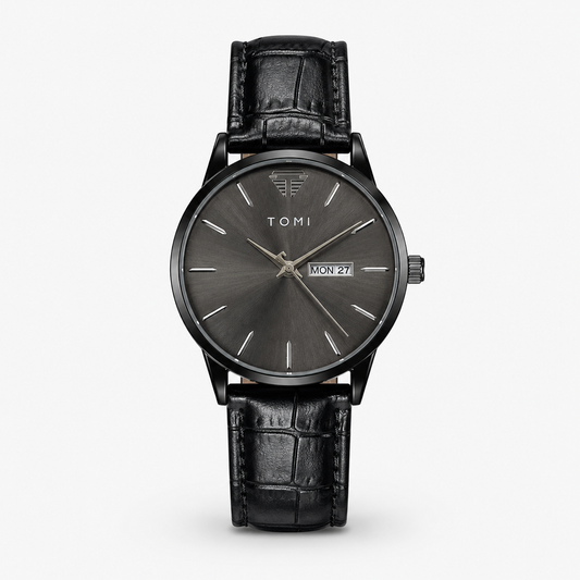 Tomi Day Date All Black Watch