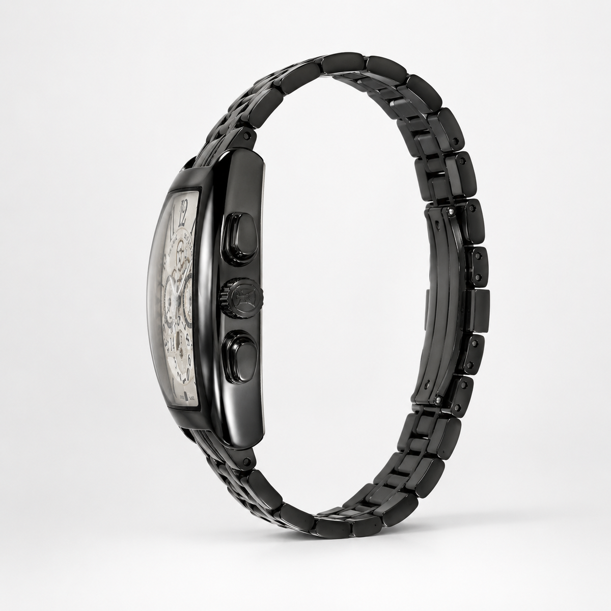 Chain Frank Muller Black White Chronograph Dial Watch