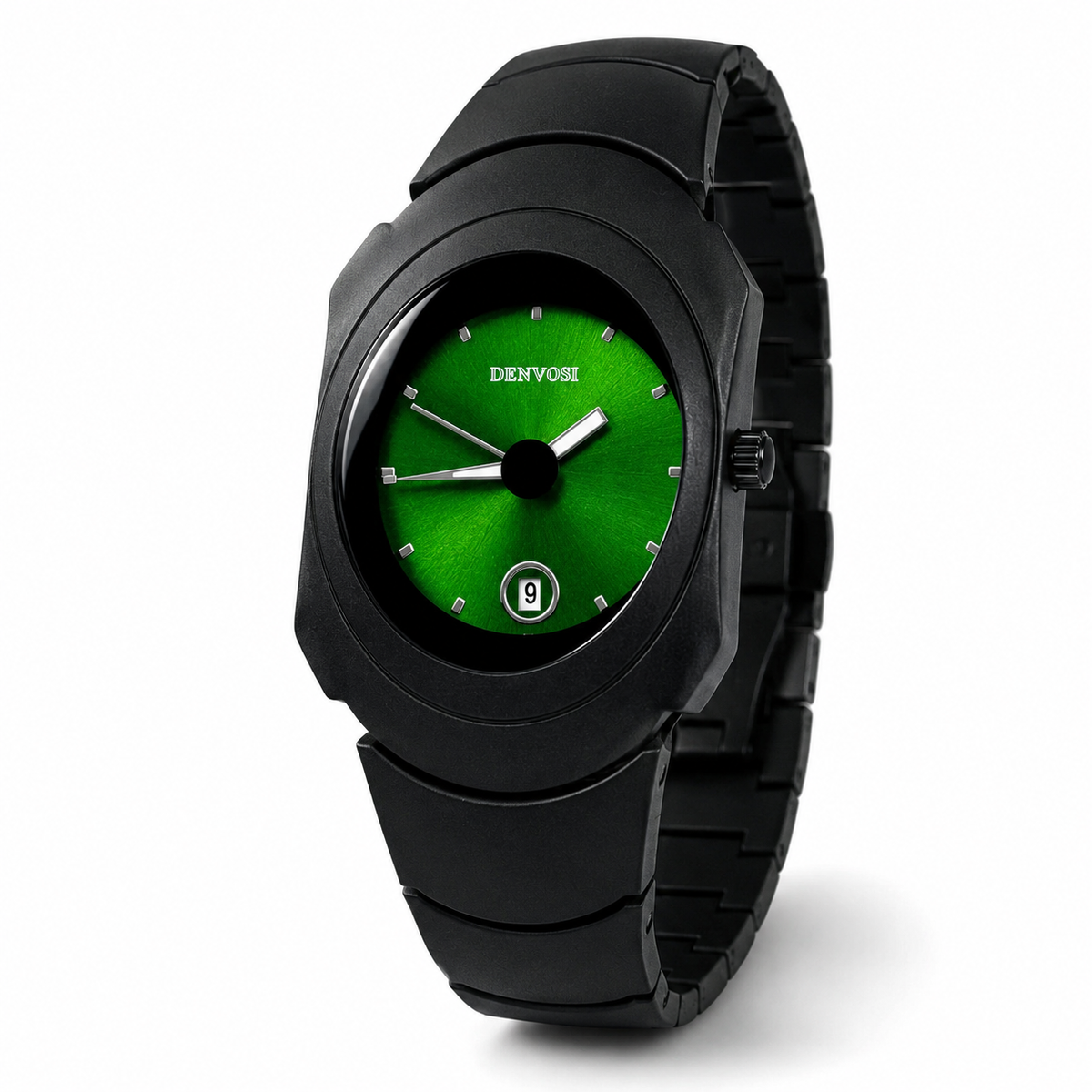Black Emerald Matrix Watch