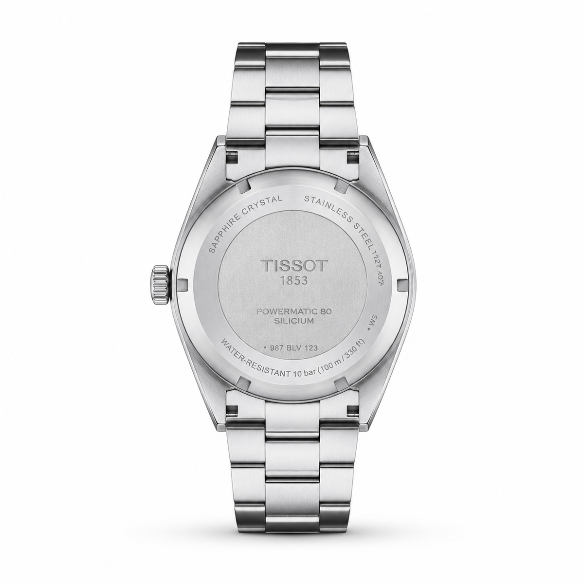 Silicium Silver Black Powermatic Tissot Watch