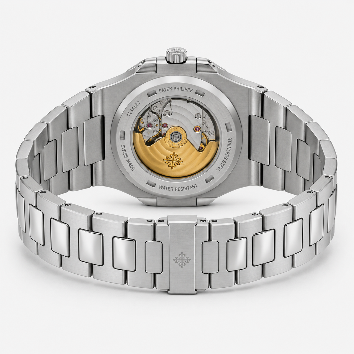 Silver White Automatic Nautilus Super Clone Watch