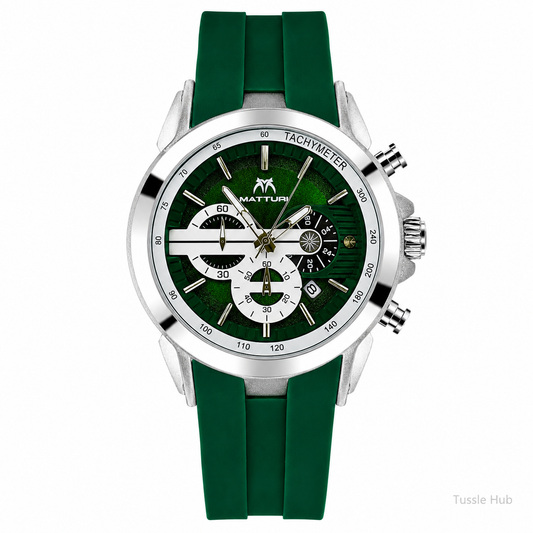 Forest Green Matturi Urban Chrono Watch