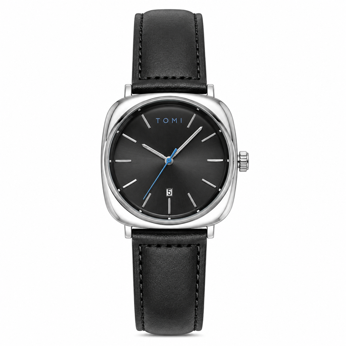 Tomi Black Silver Business Class Watch