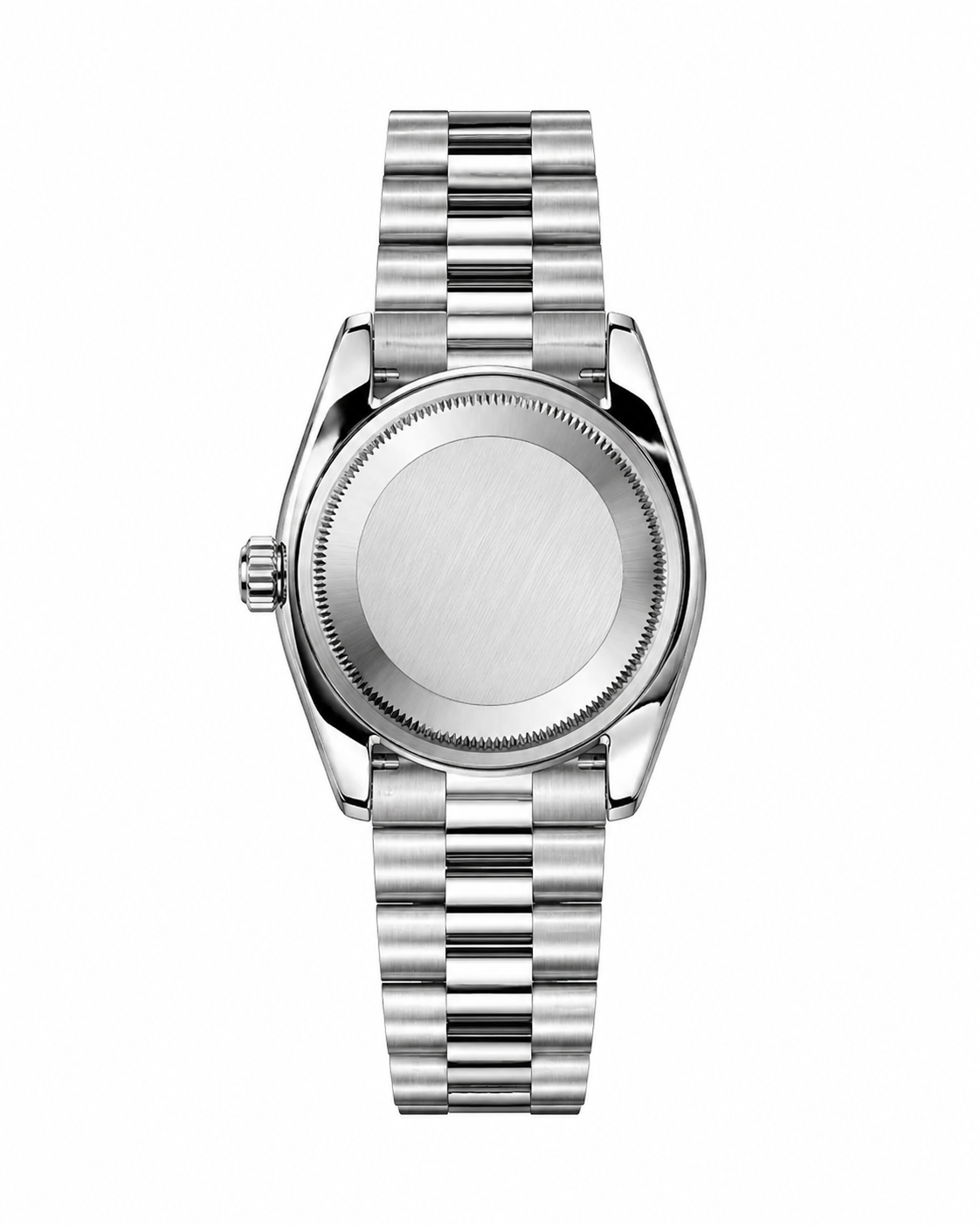 Premium Day Date Rolex Silver White Dial Watch